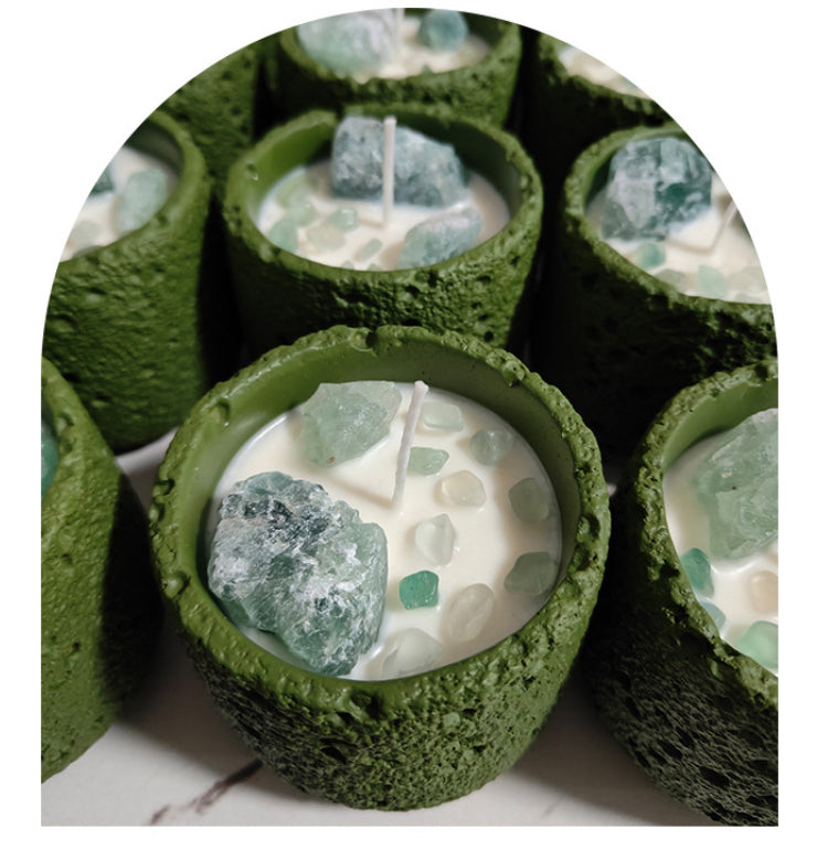Lunar Crystal Candles